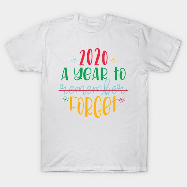 2020 A Year To Forget Funny 2020 Christmas Commemorative T-Shirt by TheBlackCatprints